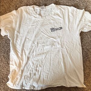 Hanes White Cavs Basketball Tee